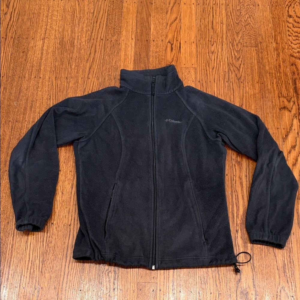 Columbia Women's Benton Springs Full-Zip Fleece Jacket – Black – Small